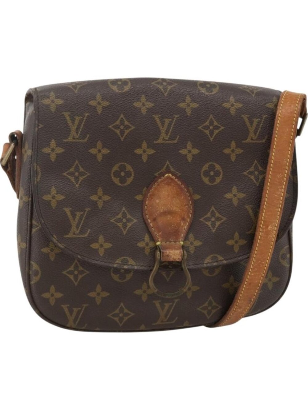 LOUIS VUITTON Monogram Saint Cloud GM Shoulder Bag M51242